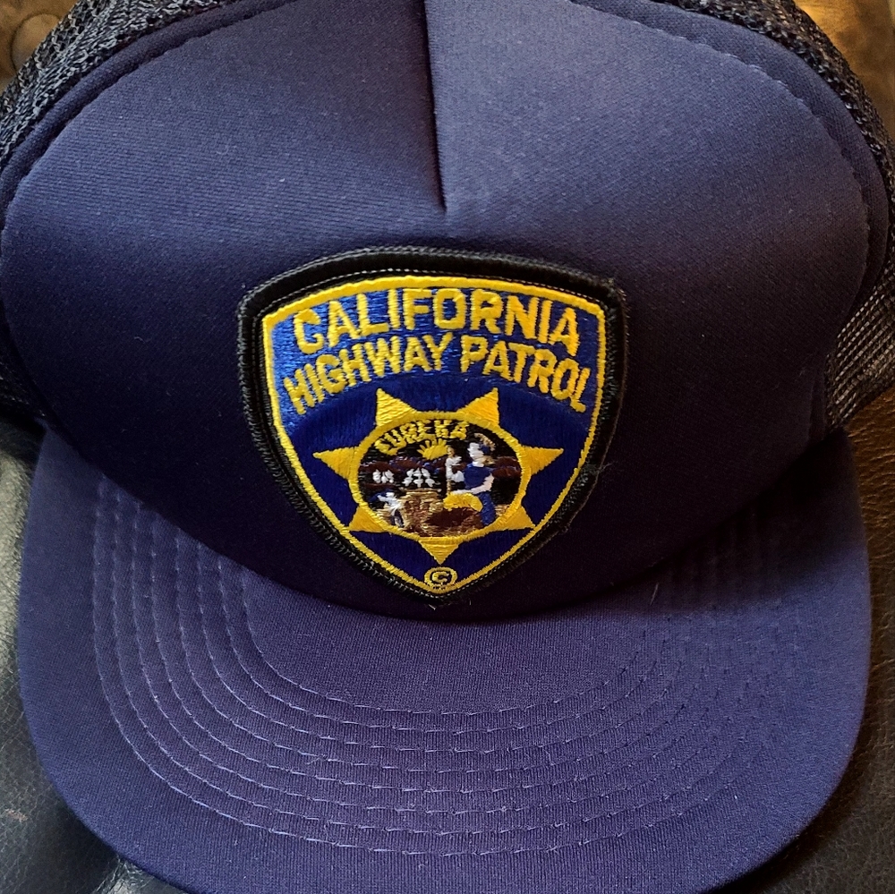 Eureka CA. Highway Patrol Trucker hat NEW navy blue adjustable - Picture 4 of 5